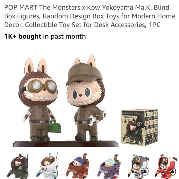 🆕 Labubu The Monsters Ma.K.a. Charming Figurine Toy-NIB Surprise Figurine - Picture 8 of 13